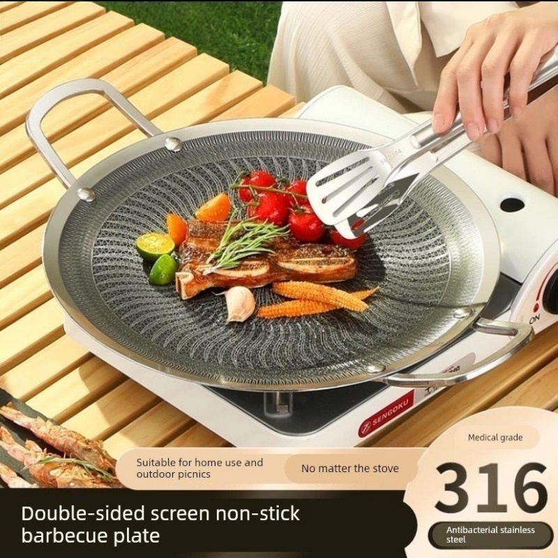 Camping Cooking Meat - 316 Stainless Steel Multifunctional Cooking BBQ