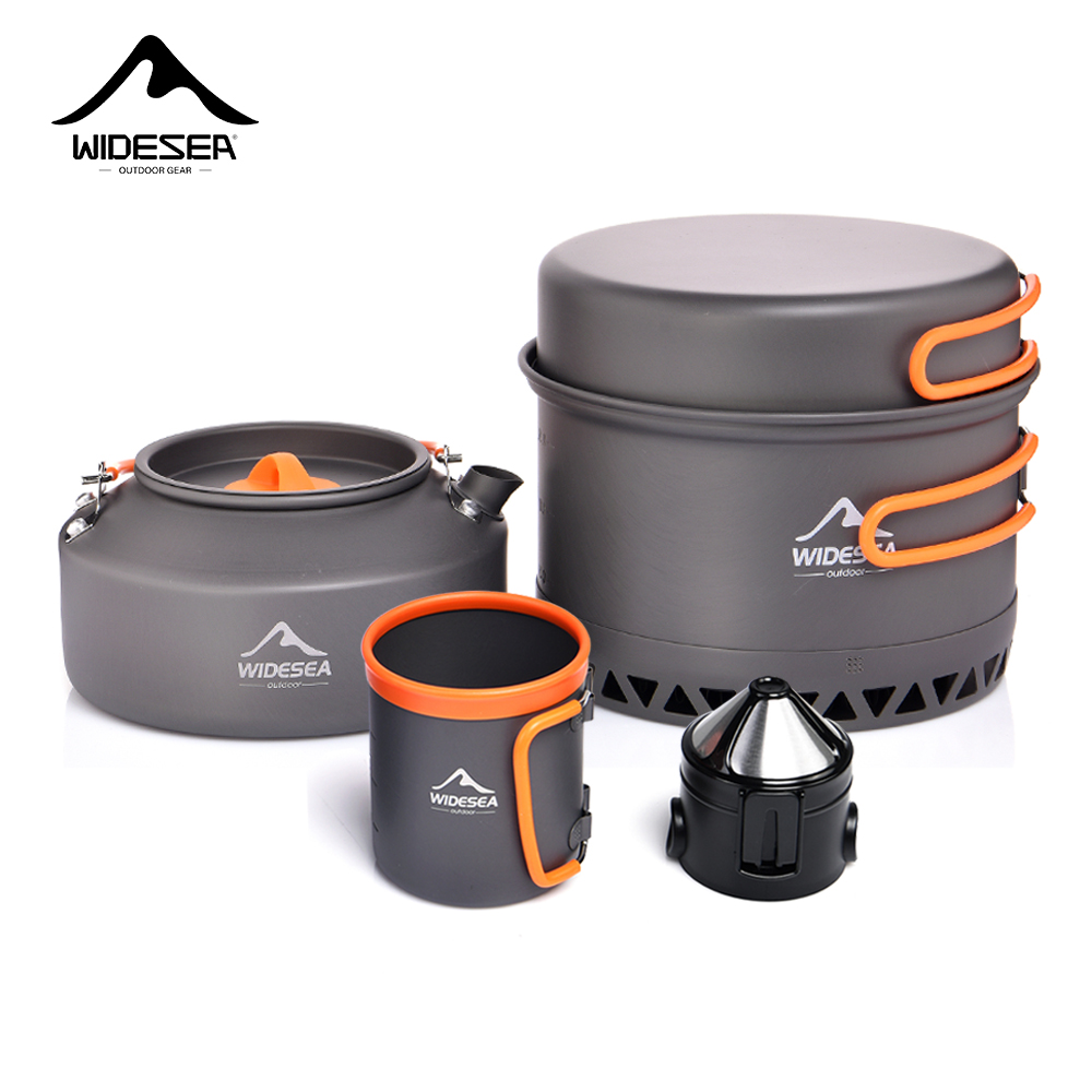 Camping Cooking Utensil Set - Camping Tableware Outdoor Cookware Set Pots