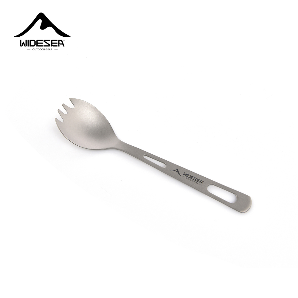 Camping Cooking Utensil Set - Widesea Camping Cooking Set Spork Titanium