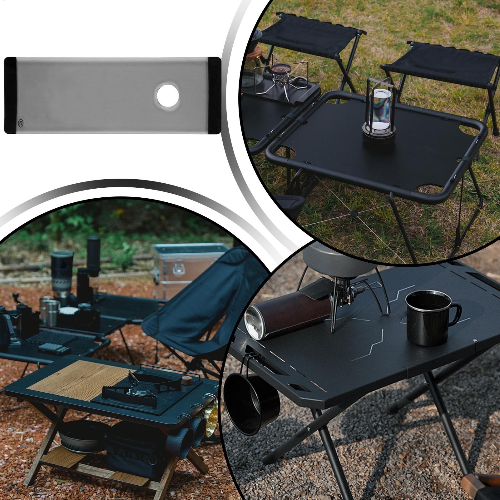 Camping Cooking Top - Outdoor Table Extension Panel Tempered Glass
