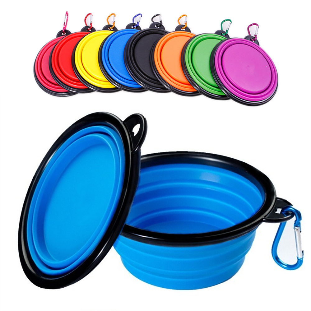 Camping Cooking Bowl - Collapsible Pet Silicone Dog Food Water