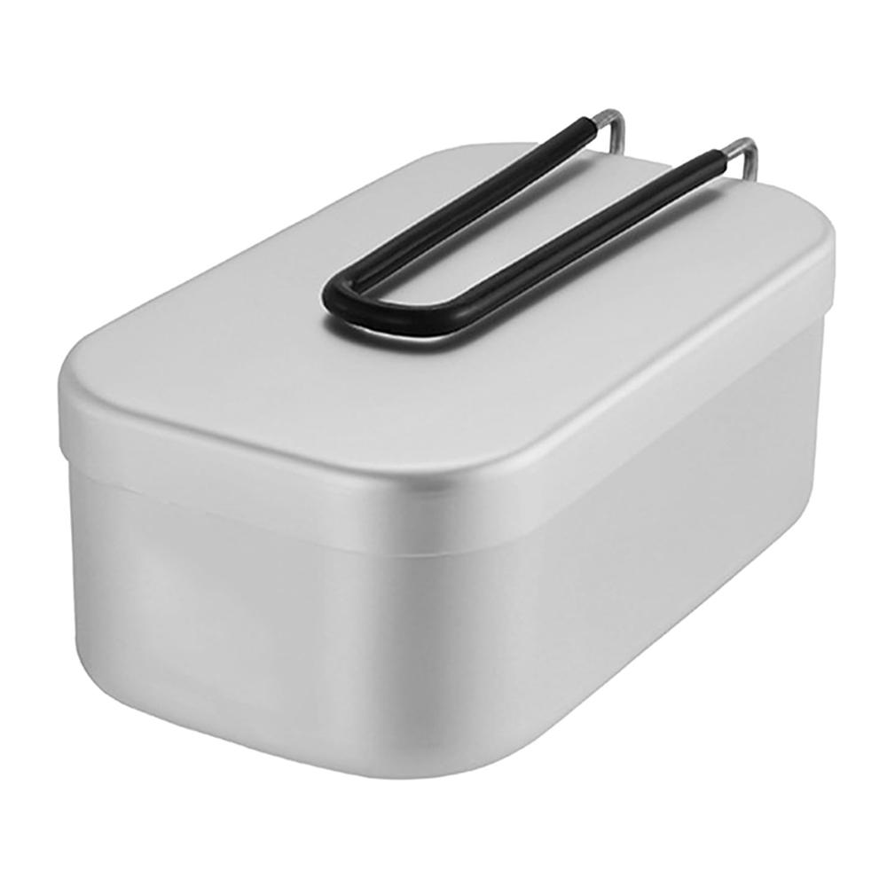 Camping Cooking Tool Set - 800ML Aluminum Lunch Boxes Outdoor Camping