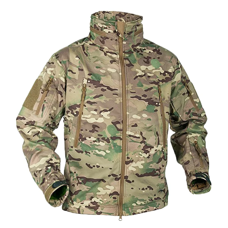 Camping Cooking Windbreak - Men's Winter Autumn Softshell Fleece Jackets
