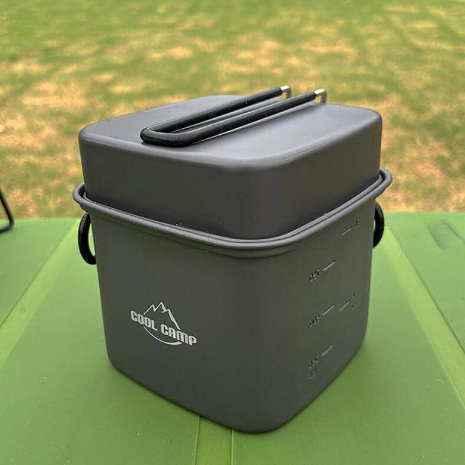 Camping Cooking Utensil Set - Camping Cookware Set Frying Pan Travel