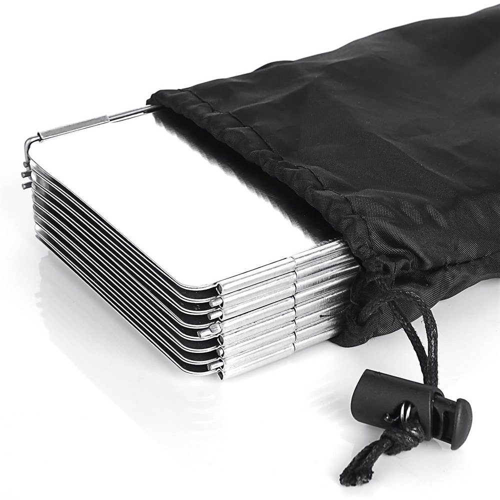Camping Cooking Windscreen - Lightweight Folding Camping Stove Windshield 9/10/8