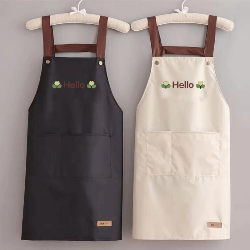 Camping Cooking Apron - Waterproof Apron Oil-proof Kitchen Aprons With