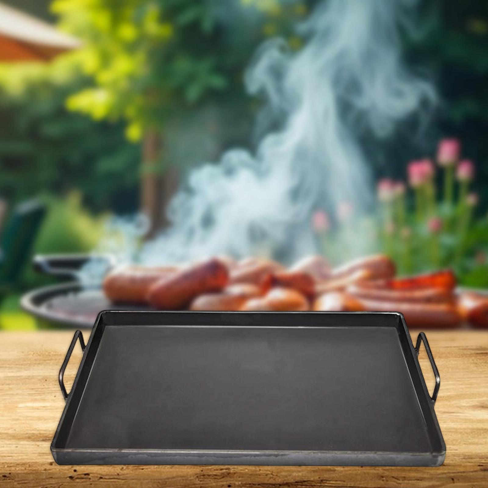 Camping Cooking Top - 1 Pc Cast Iron Cooking Griddle