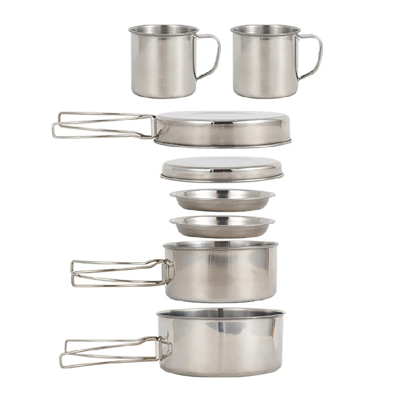 8pcs/Set Camping Cookware Mess - Camping Cooking Utensil Set review and price