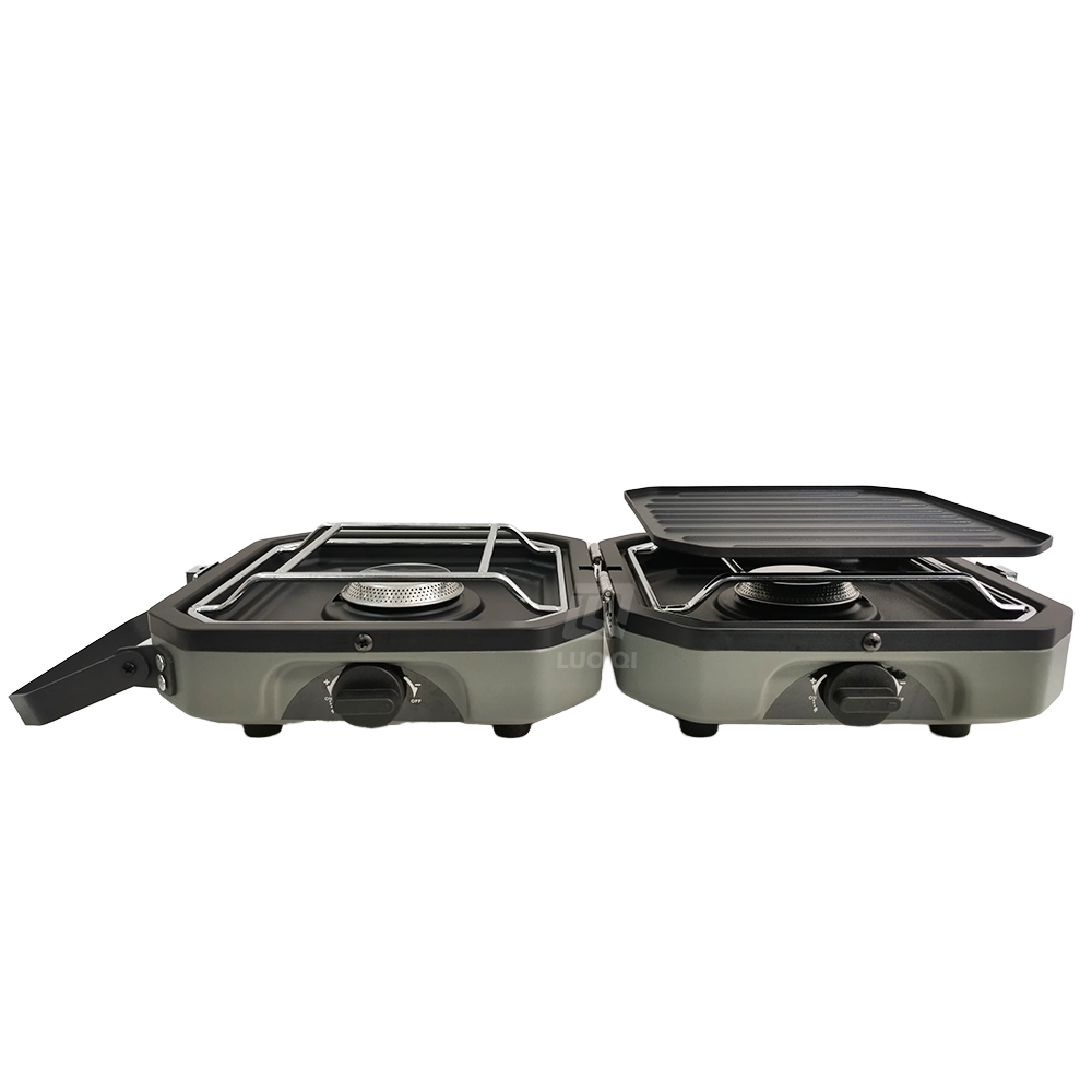 Outdoor Picnic Camping Bbq Gri - Camping Double Cooking Stove review and price