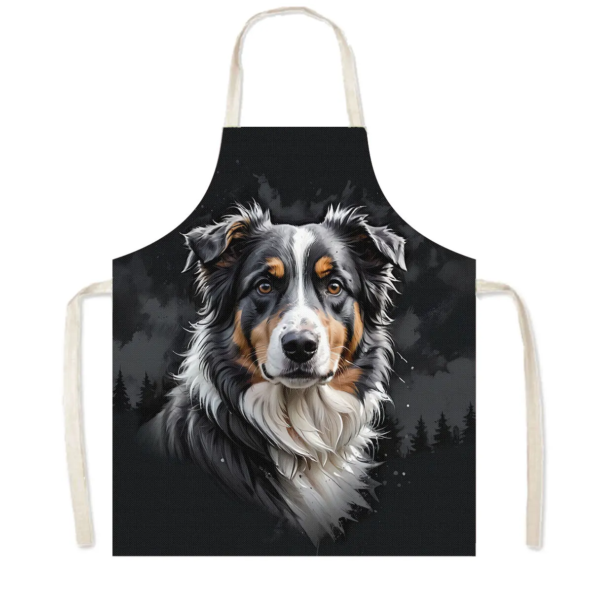 Colorful Dog Portrait Kitchen  - Camping Cooking Apron review and price