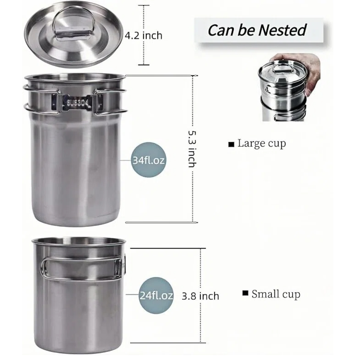 Foldable Camping Cups Mugs Cam - Camping Cooking Utensil Set review and price