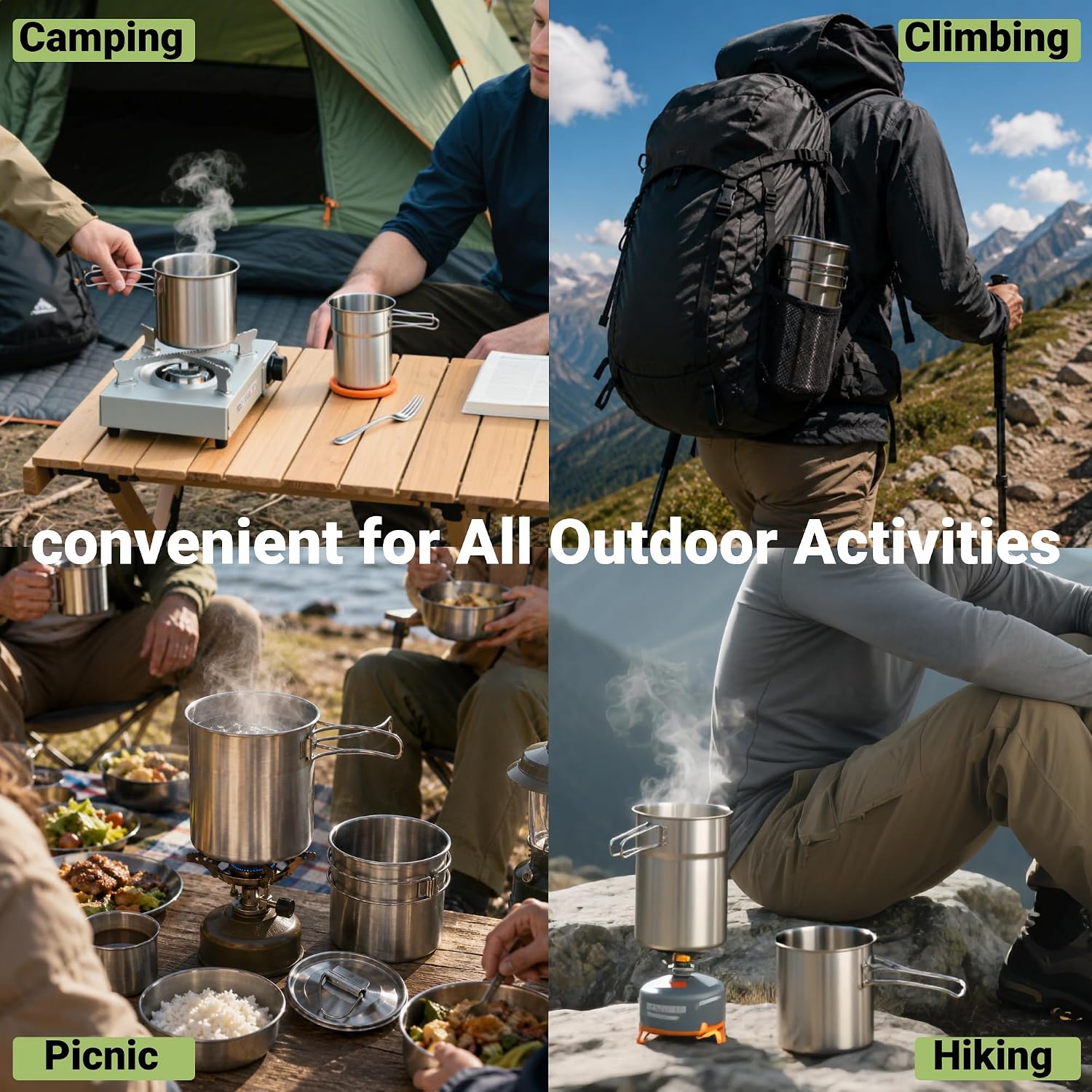 Foldable Camping Cups Mugs Cam - Camping Cooking Utensil Set review and price