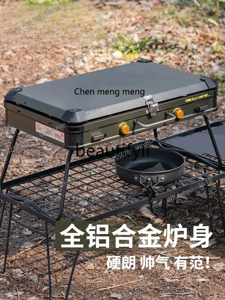 Z189 Double Head Gas Grill Coo - Camping Double Cooking Stove review and price