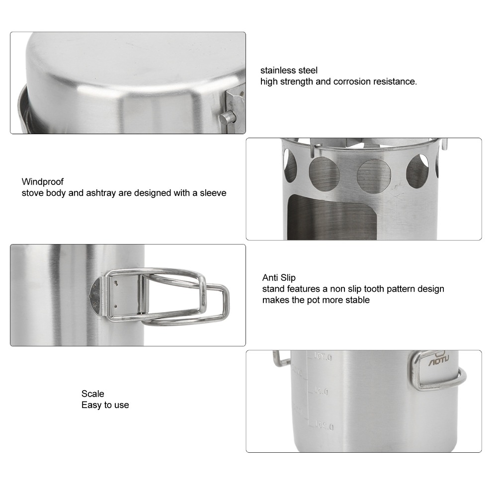 Durable Stainless Steel Campin - Camping Cooking Pot Stainless Steel review and price