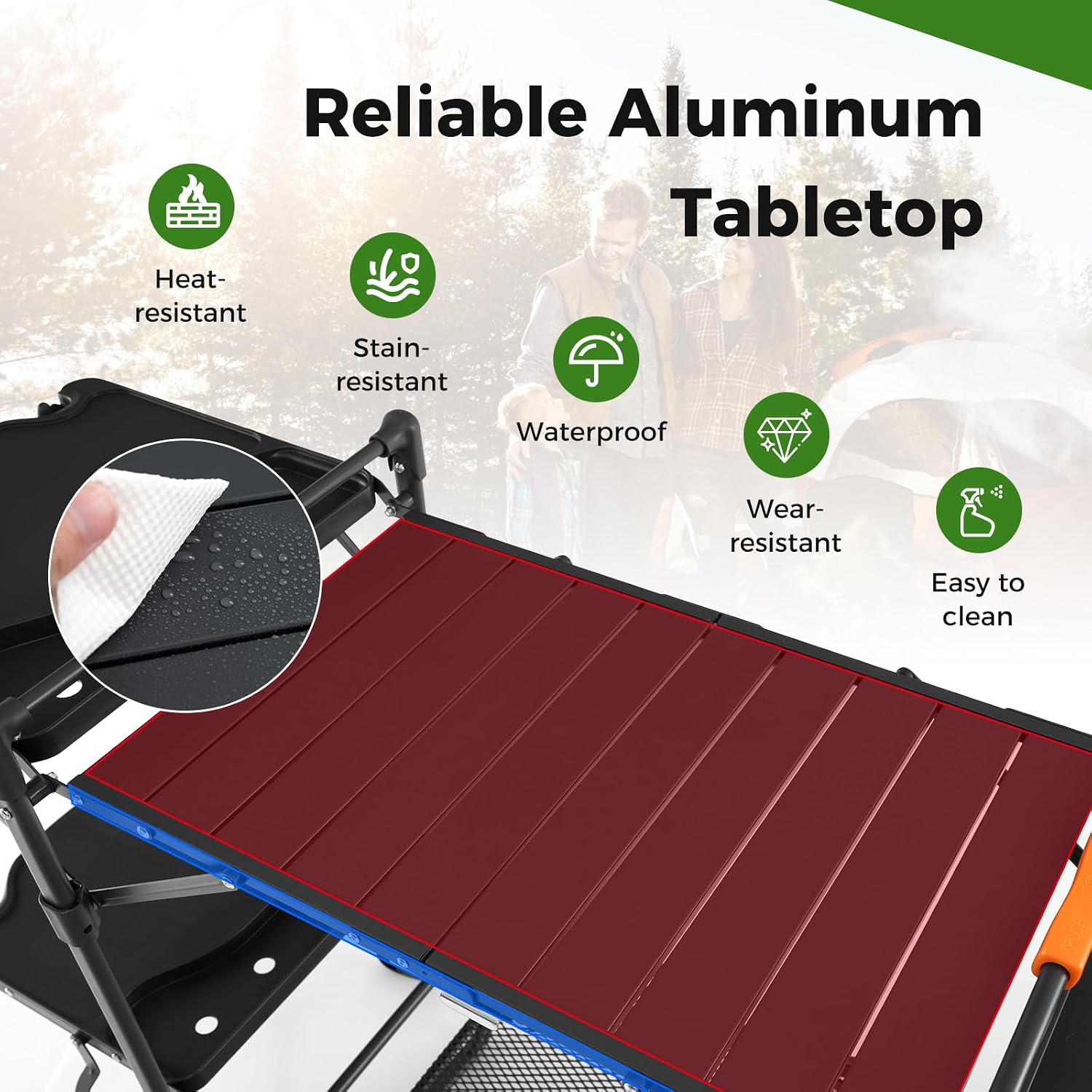 Portable Camp Cooking Table wi - Camping Cooking Top review and price