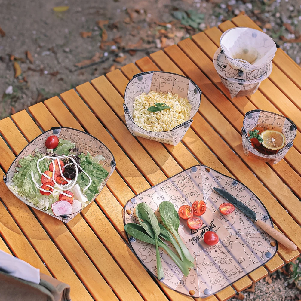 PP Foldable Dinnerware Portabl - Camping Cooking Bowl review and price