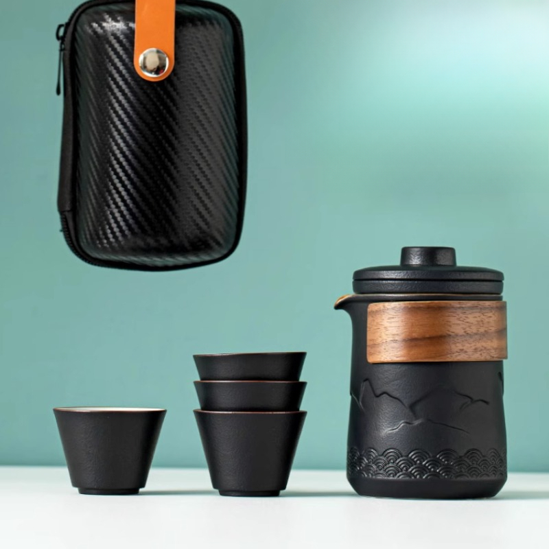 Portable Travel Tea Set One Po - Camping Cooking Utensil Set review and price