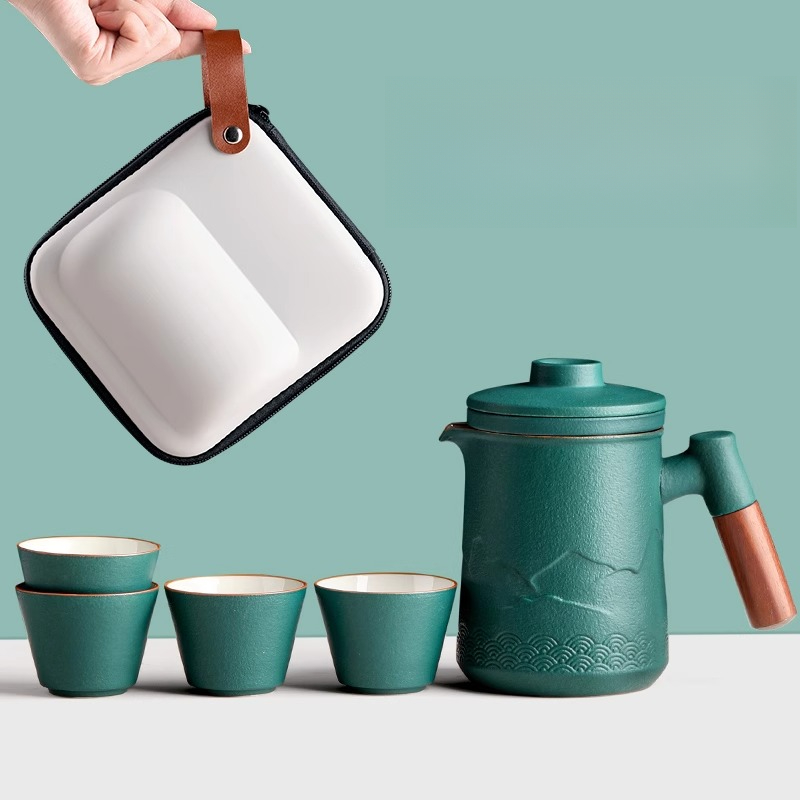 Portable Travel Tea Set One Po - Camping Cooking Utensil Set review and price