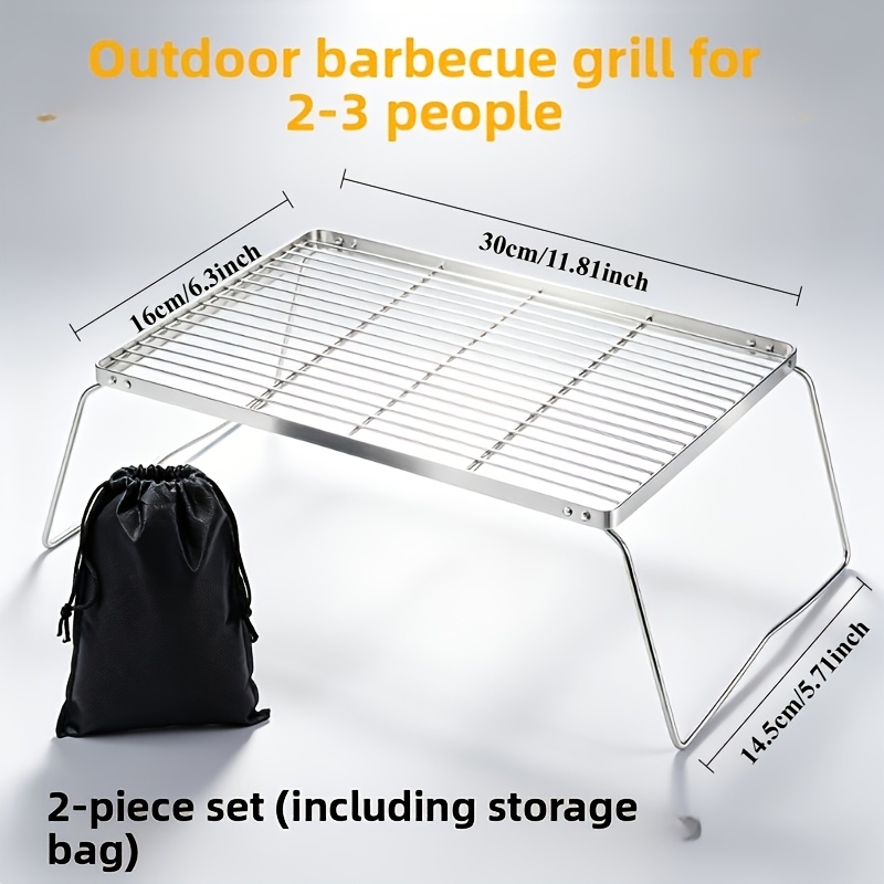 Portable Foldable Stainless Ca - Camping Cooking Meat review and price