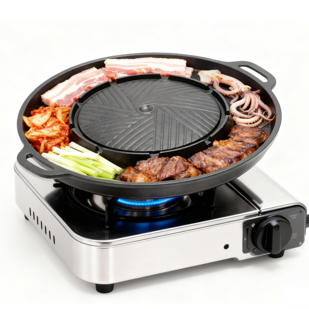 KOSUN Korean BBQ Grill Pan 2 i - Camping Cooking Bowl review and price