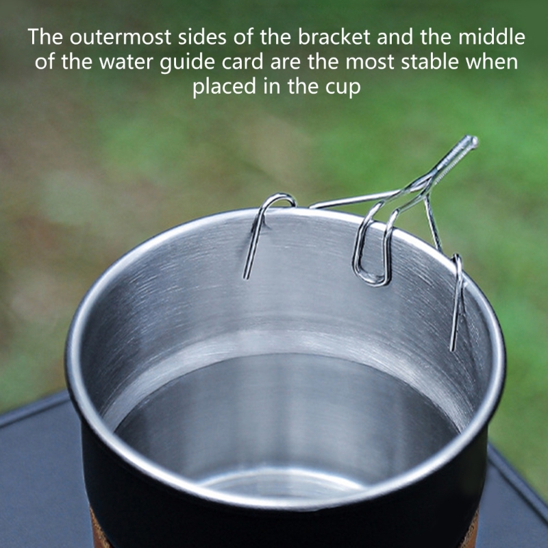 1PC Hand Brewed Coffee Teapot  - Camping Cooking Pot Stainless Steel review and price