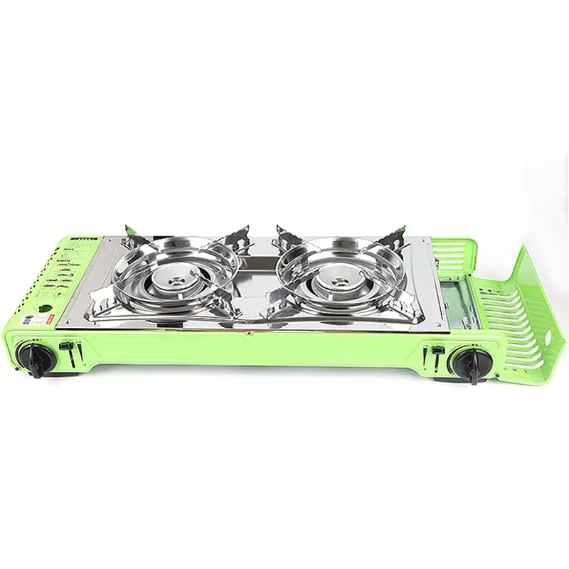 Outdoor Portable Camping Table - Camping Double Cooking Stove review and price