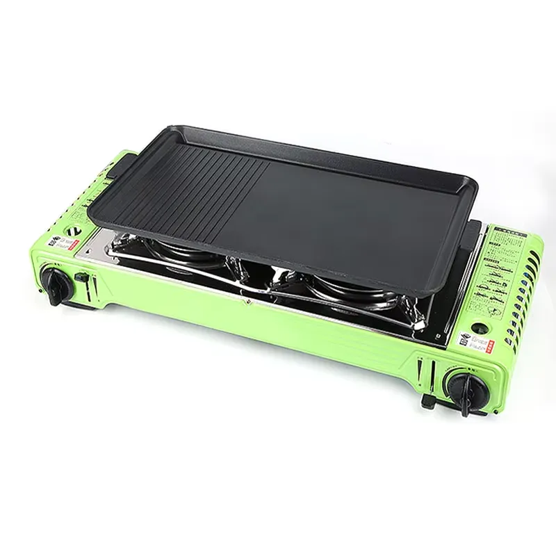 Outdoor Portable Camping Table - Camping Double Cooking Stove review and price