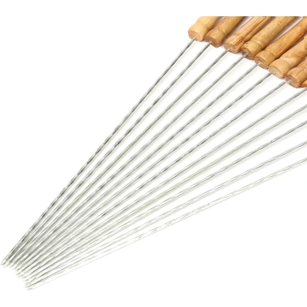 Reusable BBQ Skewers for Grill - Camping Cooking Vegetables review and price