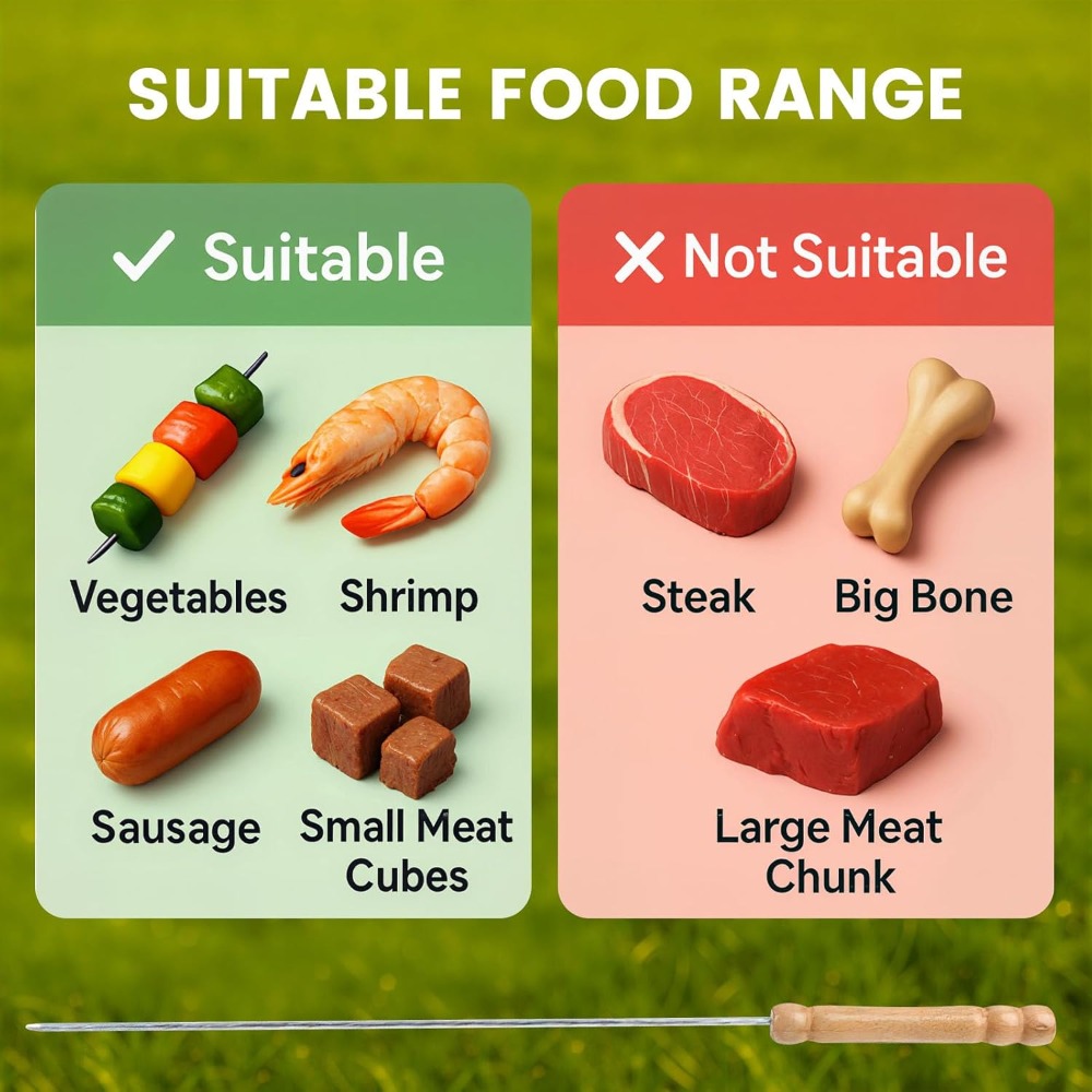 Reusable BBQ Skewers for Grill - Camping Cooking Vegetables review and price