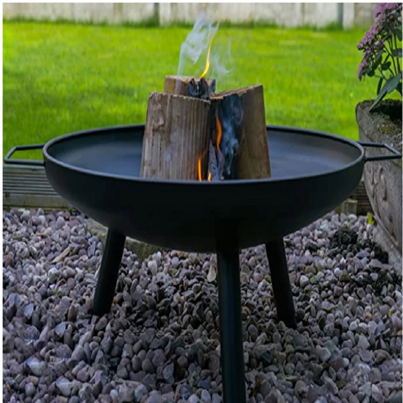 24 Inch Fire Bowl with Barbecu - Camping Cooking Basket review and price