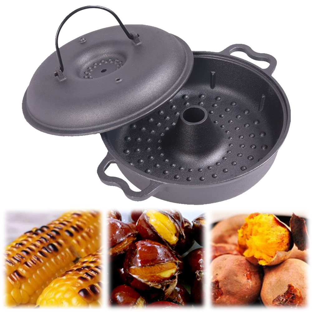 28cm Cast Iron Sweet Potato Pa - Camping Cooking Vegetables review and price