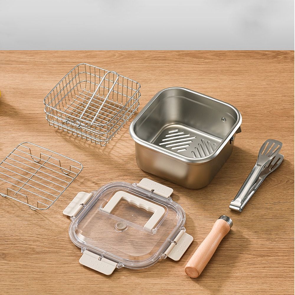 Portable Stainless Steel Fryin - Camping Cooking Basket review and price