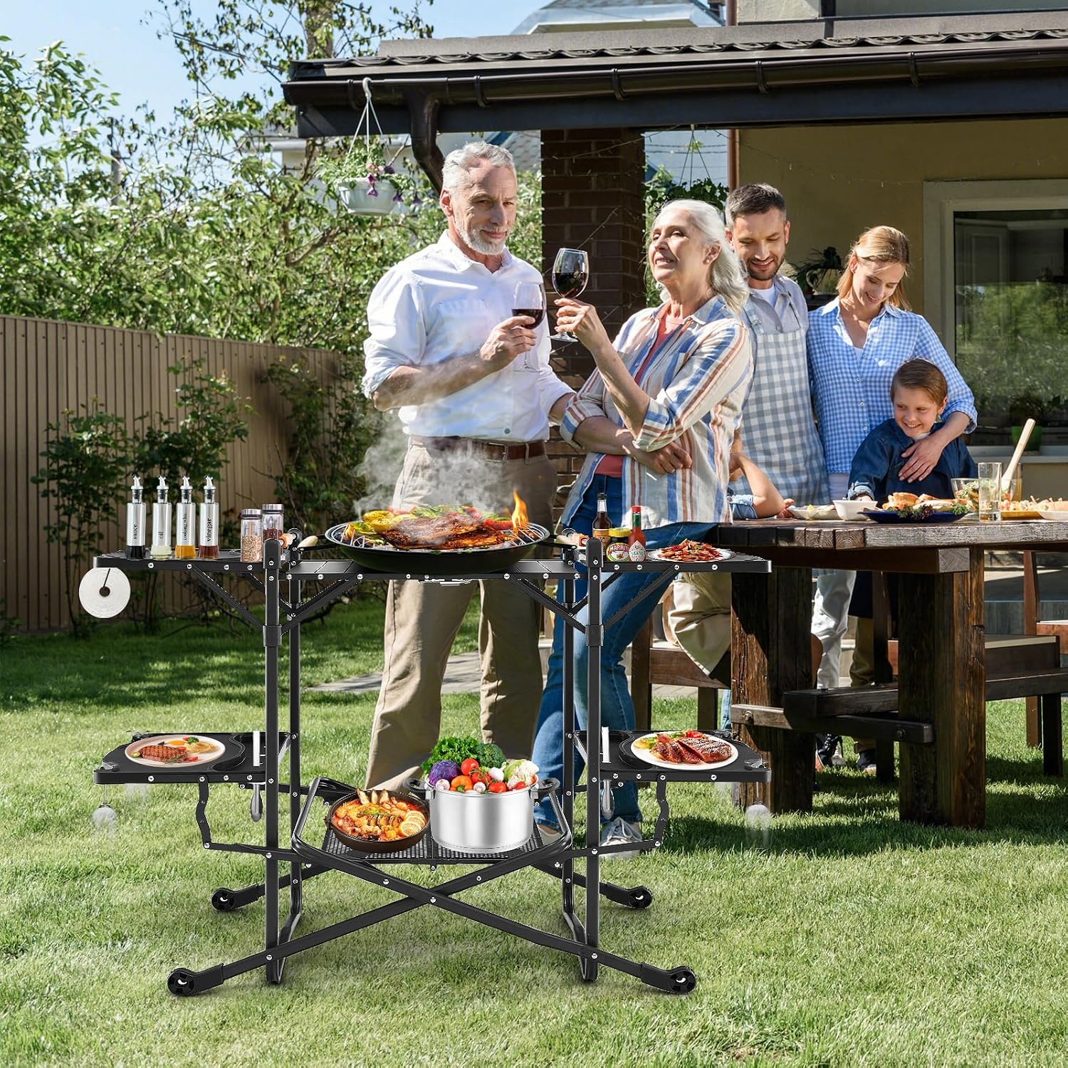 Portable Outdoor Folding Cooki - Camping Cooking Top review and price