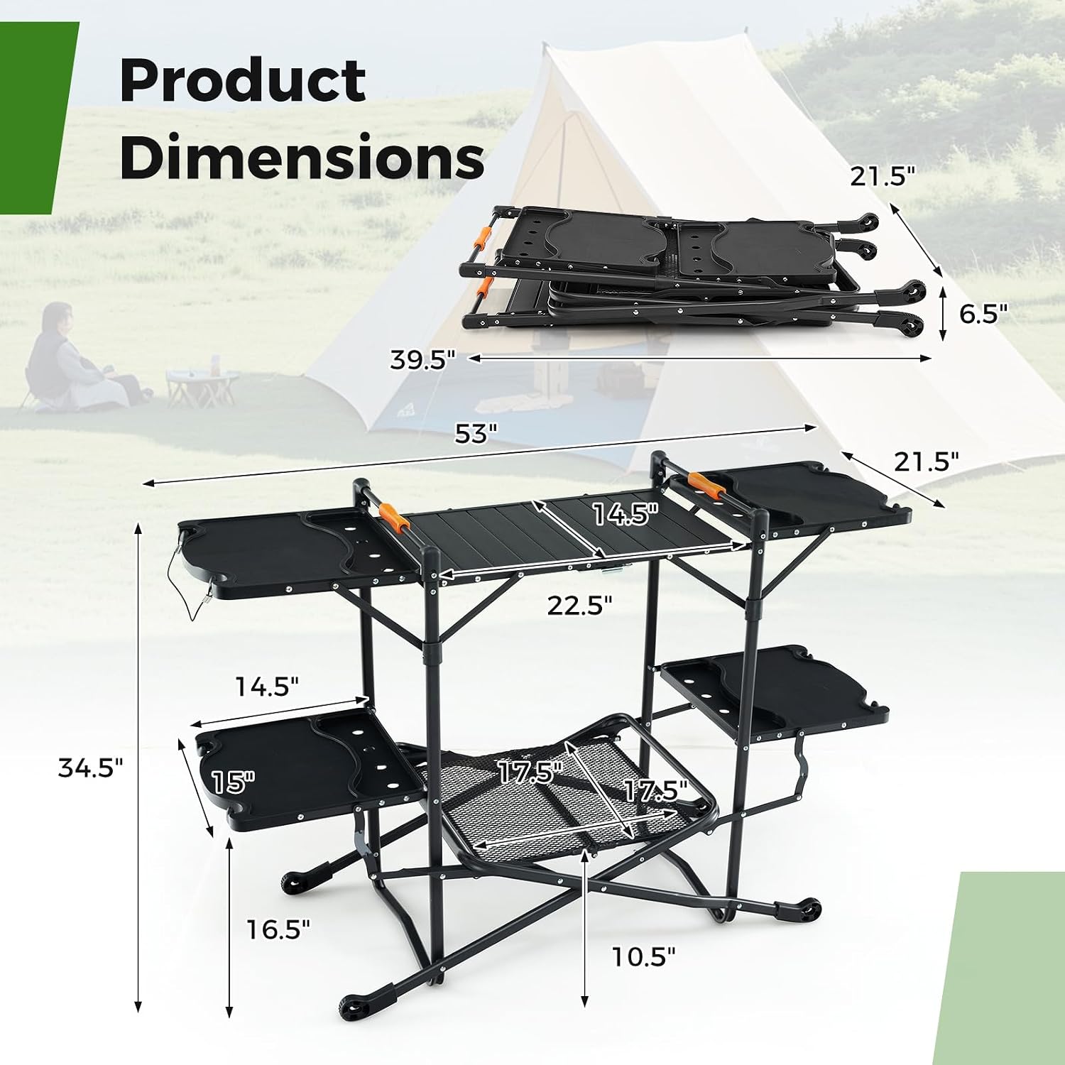 Portable Outdoor Folding Cooki - Camping Cooking Top review and price