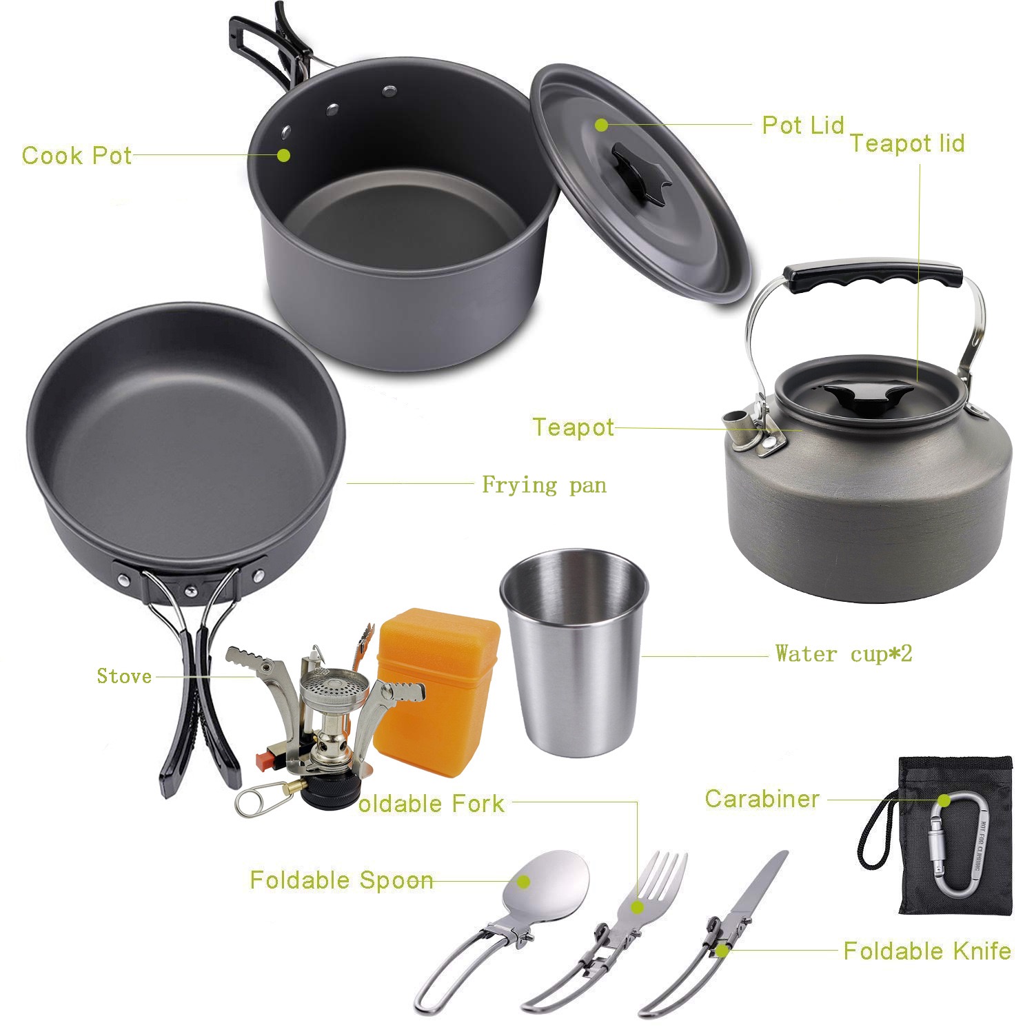 Outdoor camping cooking set ou - Camping Cooking Vegetables review and price