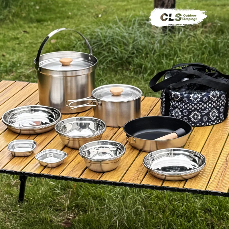 NOBANA&CLS 22PCS Stainless Ste - Camping Cooking Pot Stainless Steel review and price