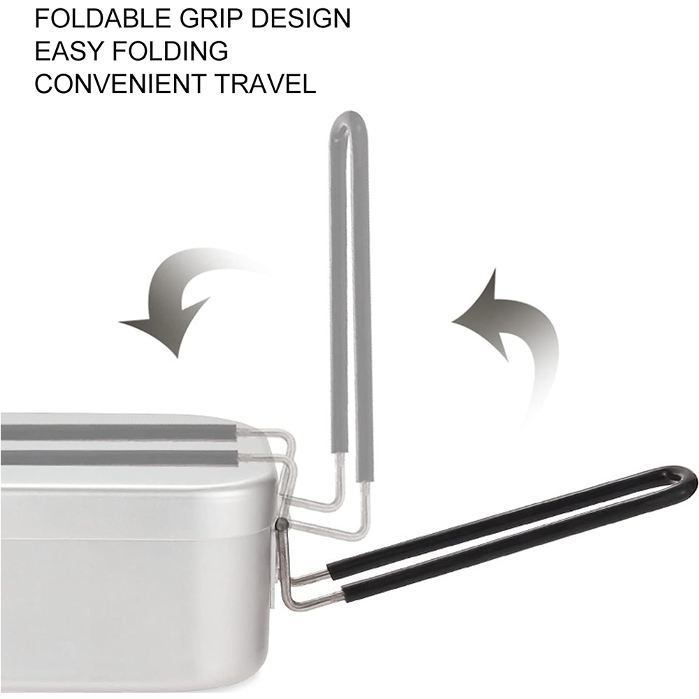 800ML Aluminum Lunch Boxes Out - Camping Cooking Tool Set review and price