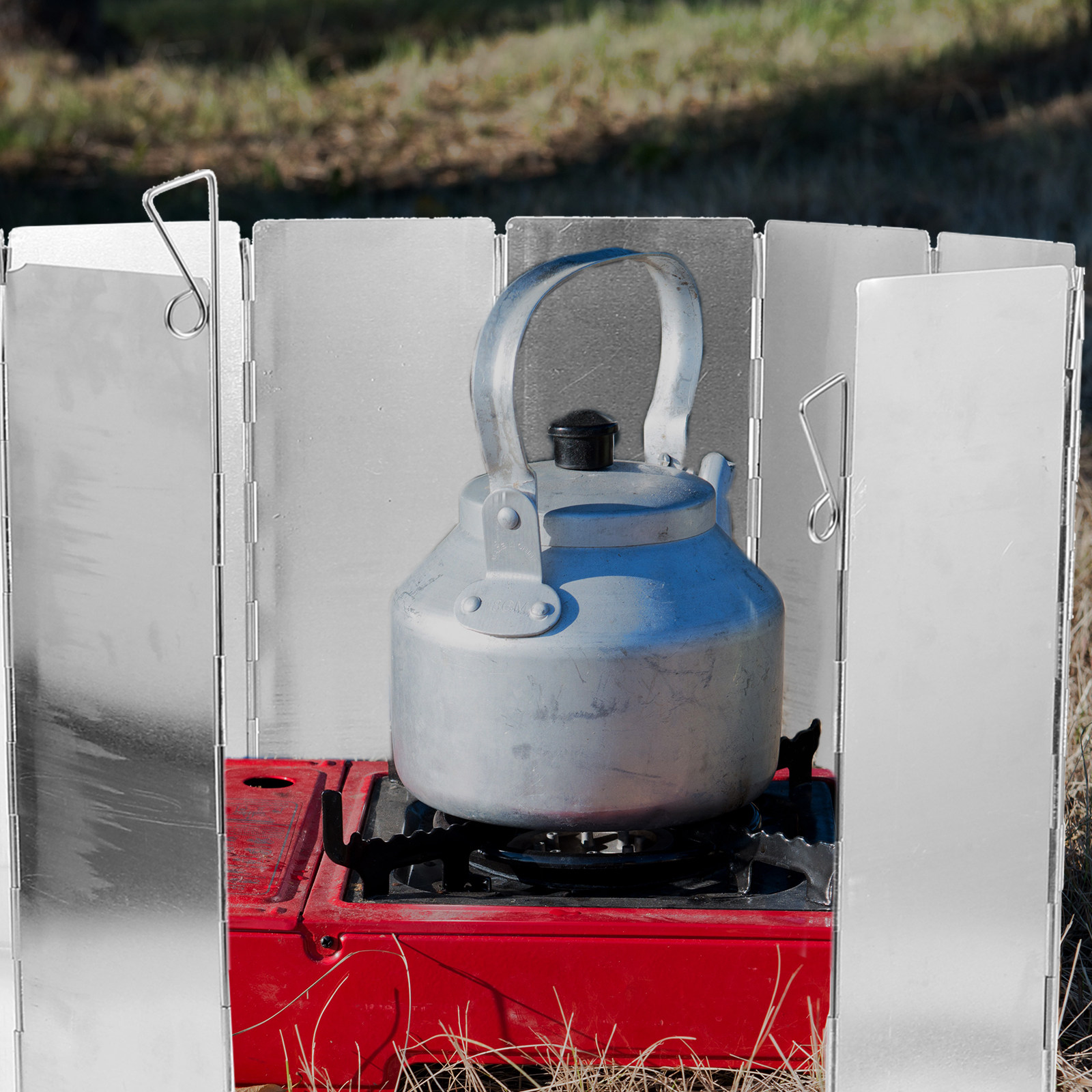 1Set Portable Folding Windscre - Camping Cooking Windscreen review and price