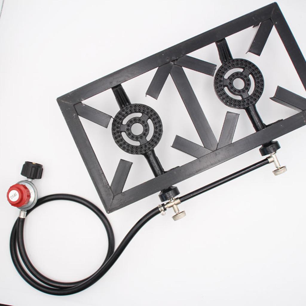Gas Stove Double Burner Burner - Camping Double Cooking Stove review and price