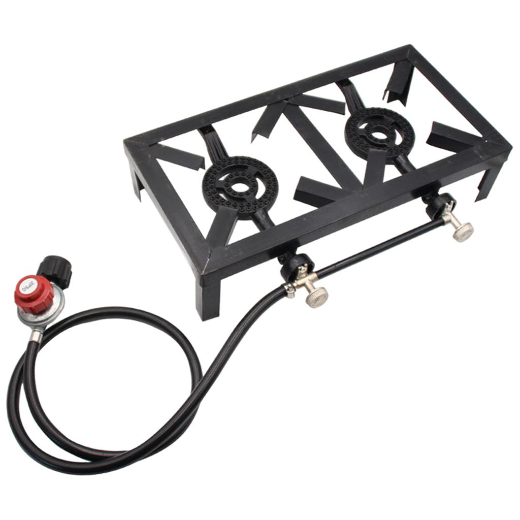 Gas Stove Double Burner Burner - Camping Double Cooking Stove review and price