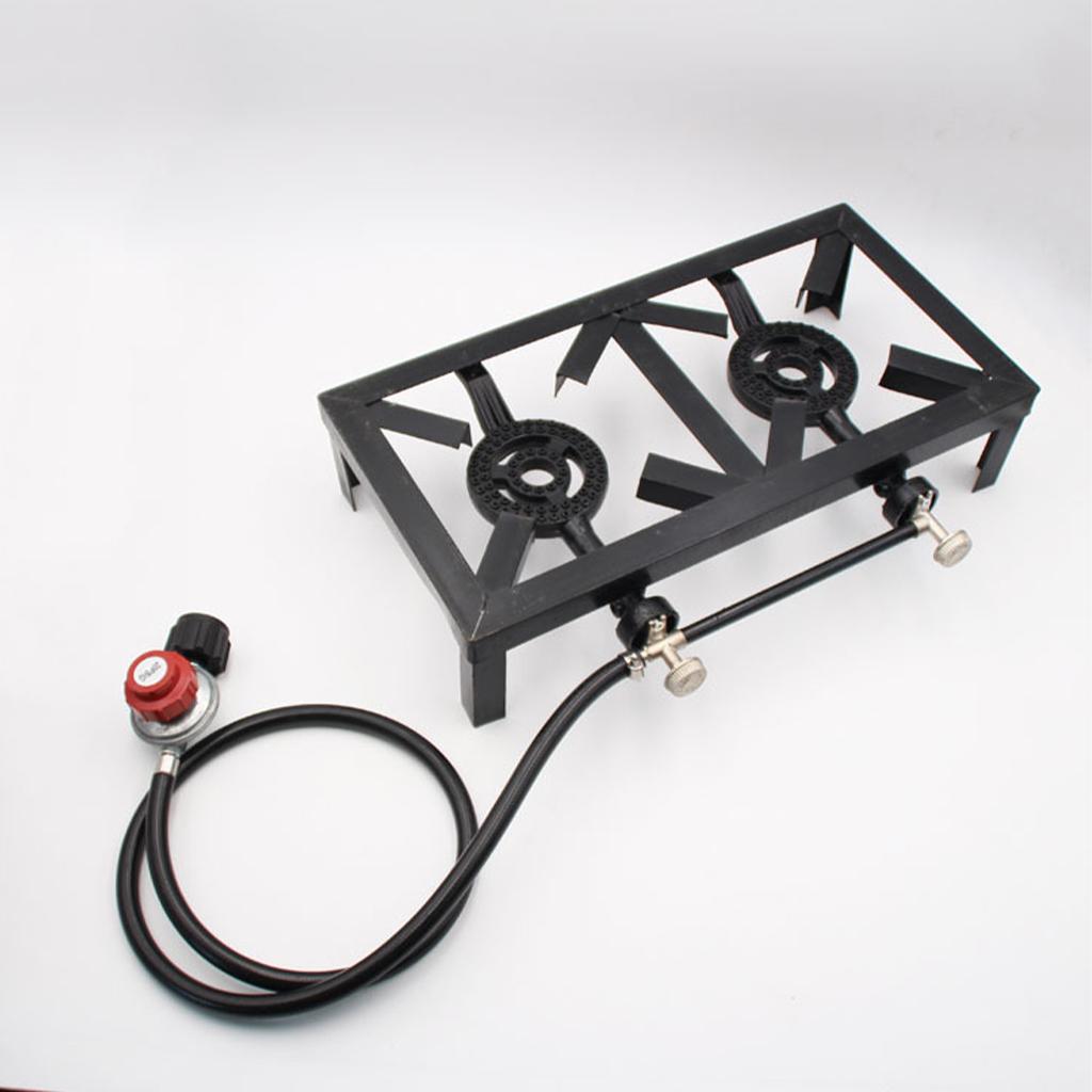 Gas Stove Double Burner Burner - Camping Double Cooking Stove review and price