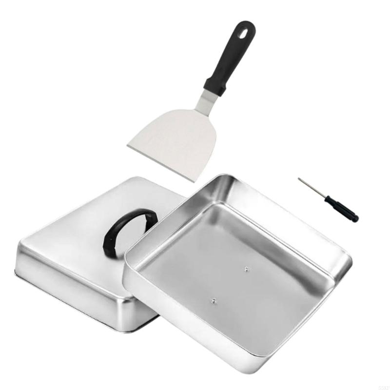 Metal Basting Cover with Top H - Camping Cooking Top review and price
