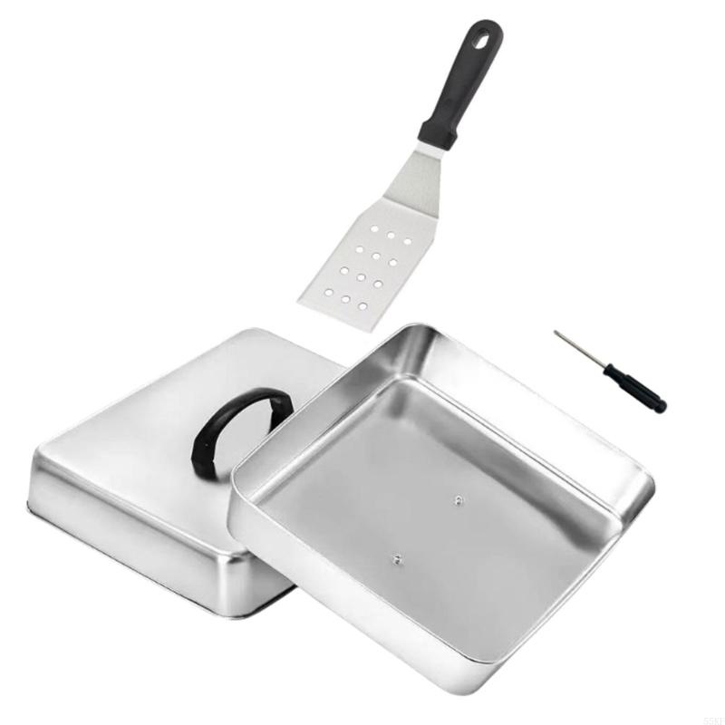 Metal Basting Cover with Top H - Camping Cooking Top review and price