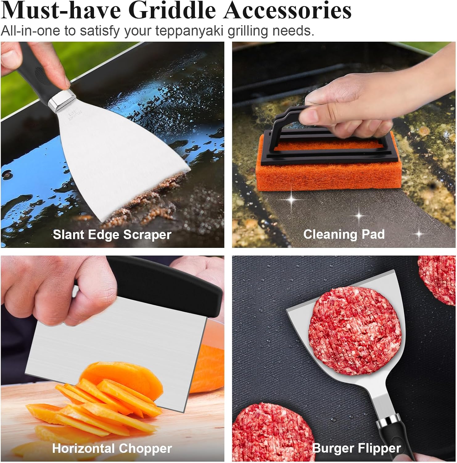 27Pcs Flat Top Griddle Accesso - Camping Cooking Top review and price
