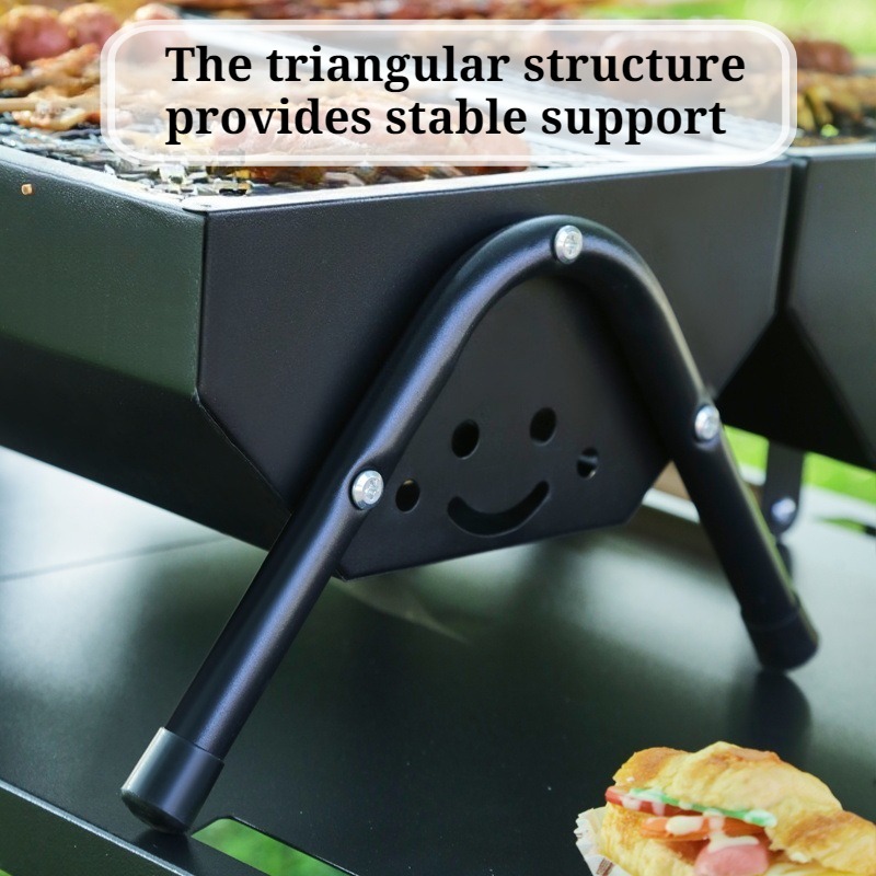 Carbon Steel Barbecue Grill Po - Camping Double Cooking Stove review and price