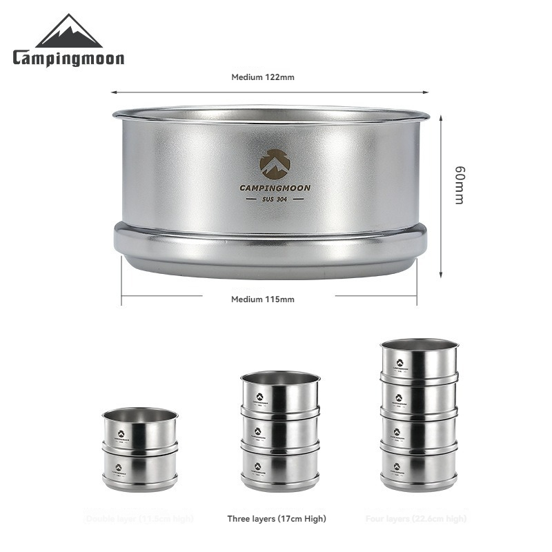 CAMPINGMOON Outdoor Camping Pi - Camping Cooking Bowl review and price