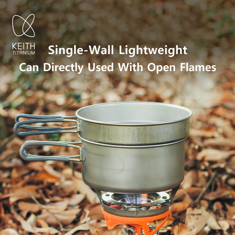KEITH Pure Titanium 2-Piece Co - Camping Cooking Utensil Set review and price