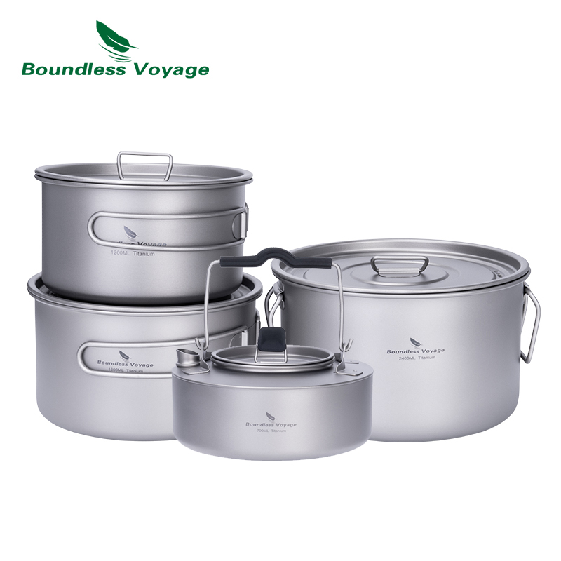 Boundless Voyage Titanium Pot  - Camping Cooking Tool Set review and price