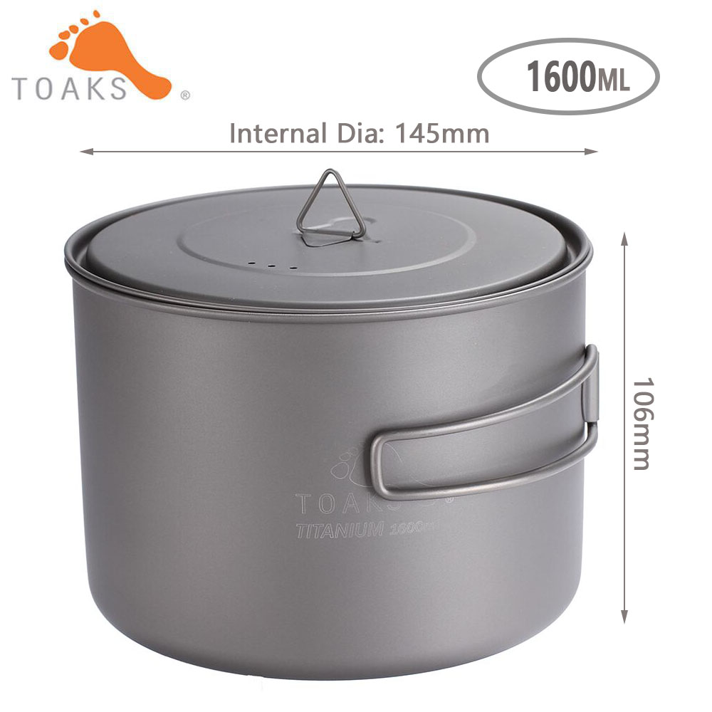 TOAKS Outdoor Camping 3 in1 Ti - Camping Cooking Bowl review and price