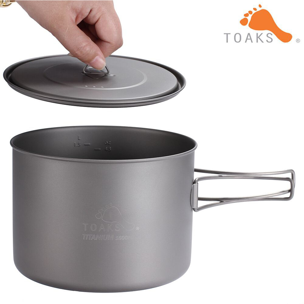 TOAKS Outdoor Camping 3 in1 Ti - Camping Cooking Bowl review and price